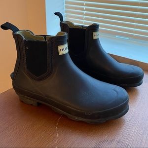 Black Hunter Boots size 8